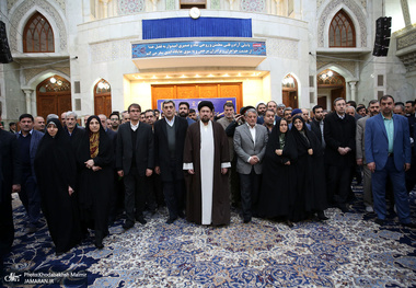 تجدید میثاق شهردار تهران و اعضای شورای اسلامی شهر تهران با آرمان های امام(س)