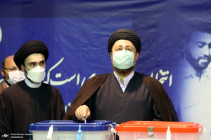 حضور سید حسن خمینی در انتخابات 1400