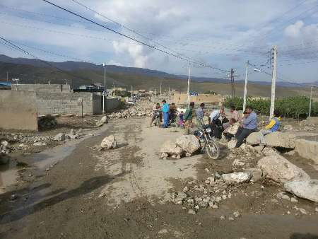 سیل به 2 روستای شیروان خسارت وارد کرد