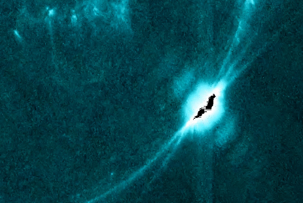 عکس تلسکوپ ناسا از خشم خورشید!

