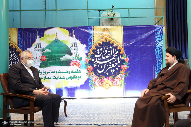 دیدار مفتی اعظم و سفیر کرواسی در ایران با سید حسن خمینی