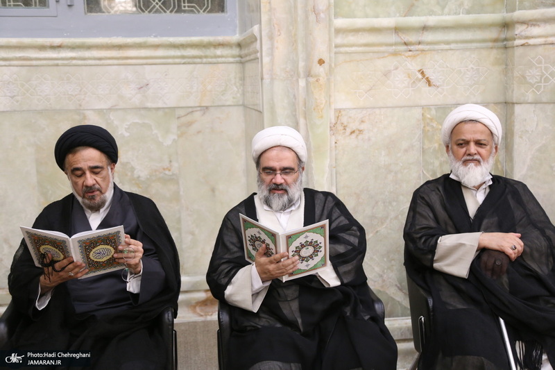 مراسم بزرگداشت همسر آیت الله جوادی آملی در مسجد اعظم قم