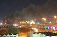 آتش سوزی بیمارستان امام حسین