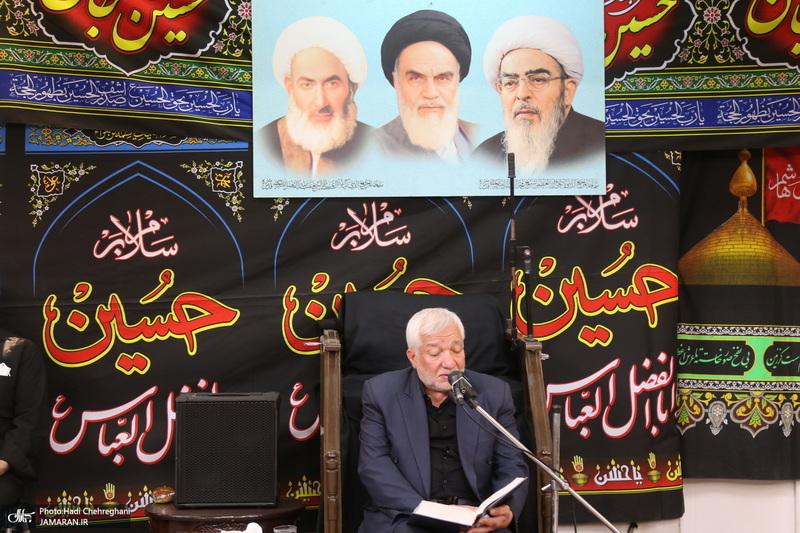 مراسم عزای روز عاشورا در بیت آیت الله العظمی فاضل لنکرانی(ره)