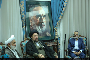دیدار اعضای ستاد مرکزی بزرگداشت امام خمینی(س) با سید حسن خمینی