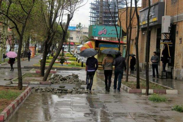 باران هوای کردستان را بهاری کرد