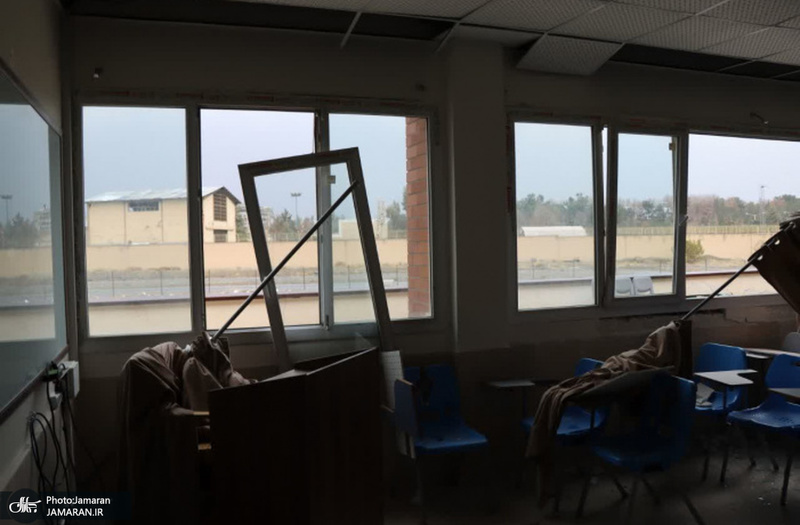 خسارت به دانشگاه علامه طباطبایی