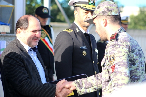 فرماندارانزلی: نیروی دریایی مظهر اقتدار ایران در دفاع از مرزهای آبی است