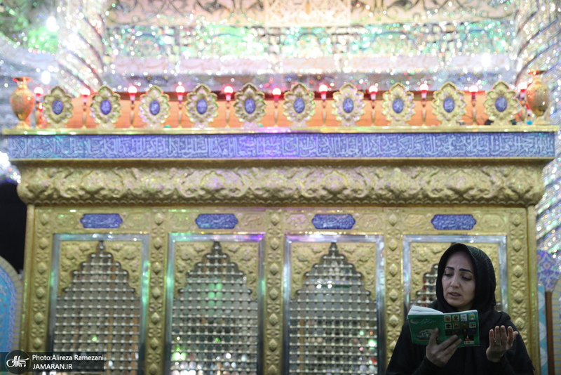 مراسم شب بیست و سوم ماه مبارک رمضان در امام زاده پنج تن لویزان