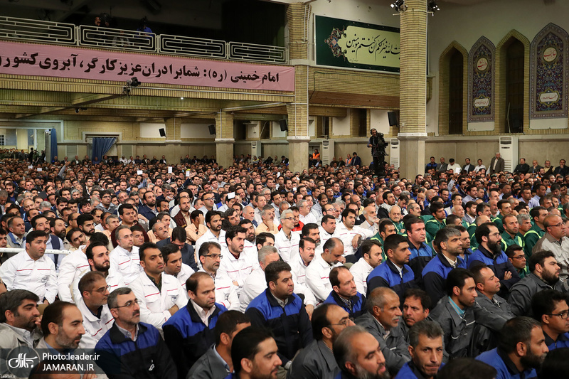 دیدار جمعی از کارگران سراسر کشور با رهبر معظم انقلاب