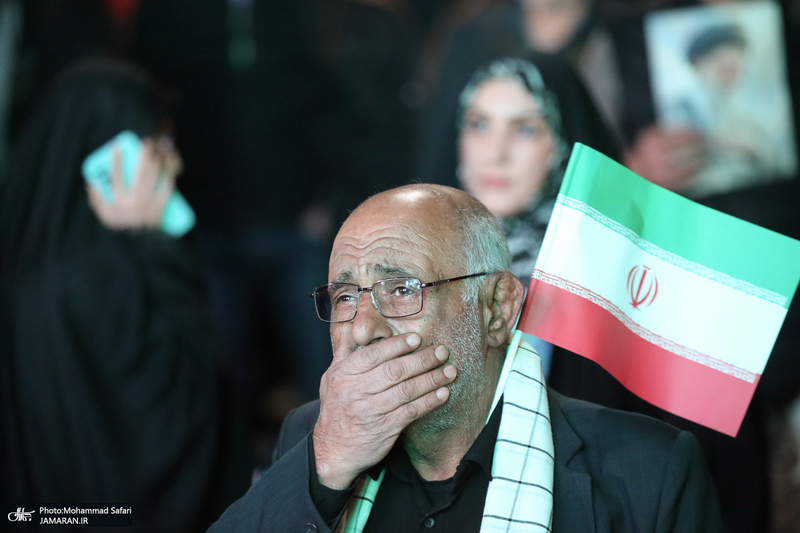 اجتماع حمایت از رزمندگان در مقابله با دشمن آمریکایی - صهیونی در پرند-۱