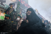  تشییع پیکرهای 110 شهید گمنام دفاع مقدس در تهران - 2