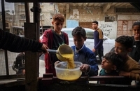 صف غذا در غزه در ماه رمضان (7)