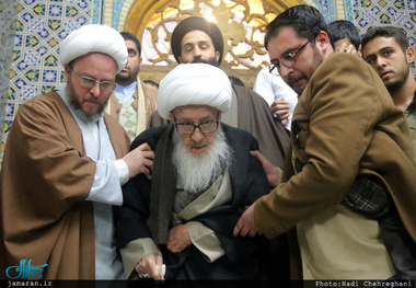 مراسم بزرگداشت آیت الله سید مهدی ابن الرضا(ره) در مسجد اعظم قم