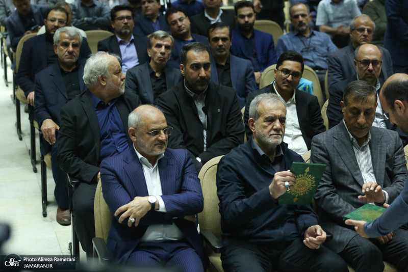 مراسم ختم مادر مهدی طباطبایی