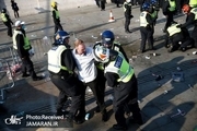 پلیس لندن با معترضان درگیر شد+ تصاویر

