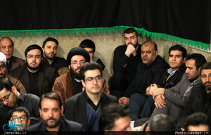 آخرین شب مراسم عزاداری حضرت فاطمه‌زهرا(س) در حسینیه امام خمینی 
