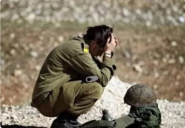 یک سرباز اسرائیلی جا ماند!