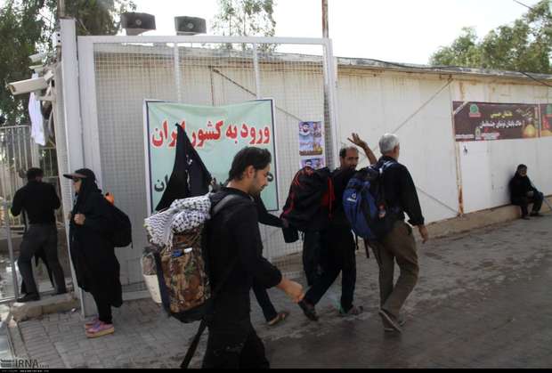 900 هزار زائر اربعین از مرز مهران وارد کشور شدند