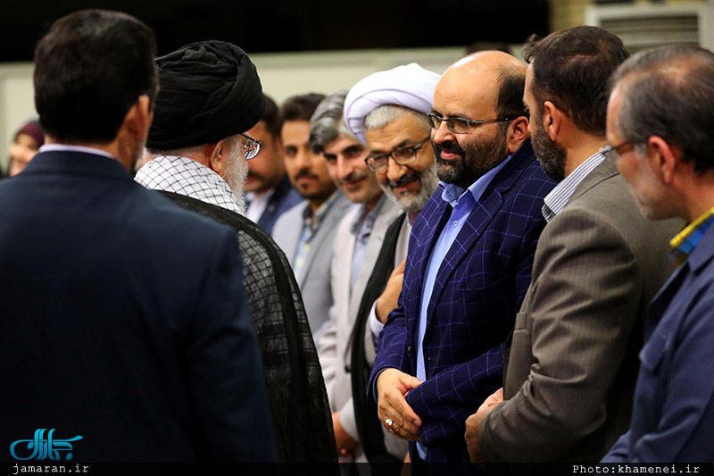 دیدار جمعی از شاعران و اهالی فرهنگ و ادب با رهبر معظم انقلاب