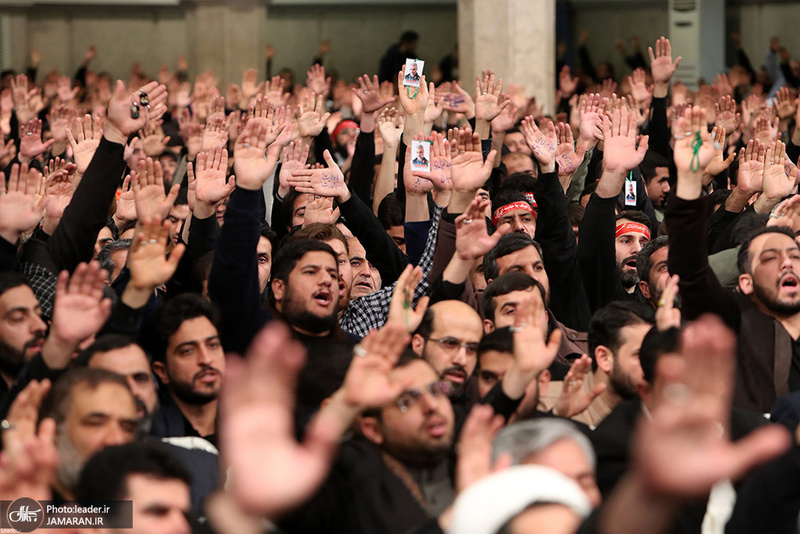 مراسم بزرگداشت شهید حاج قاسم سلیمانی و همرزمانش در حسینیه امام خمینی (ره)