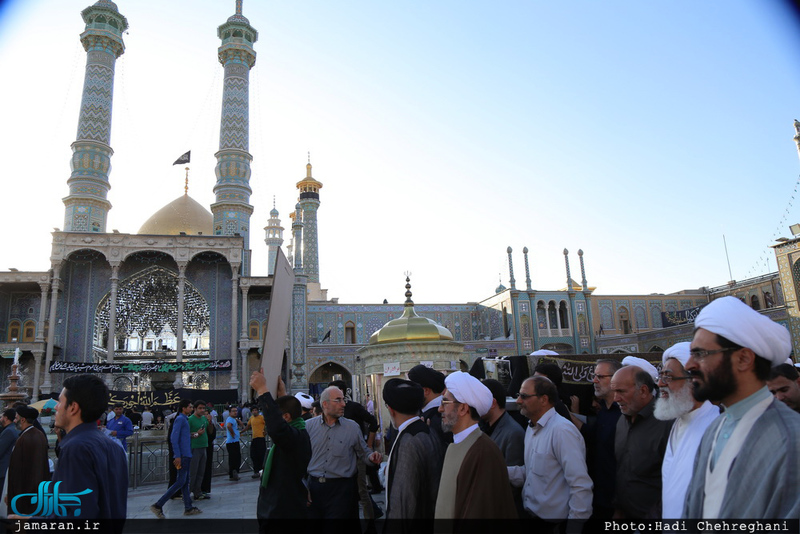 تشییع و خاکسپاری آیت الله روح الله شاه آبادی(ره)