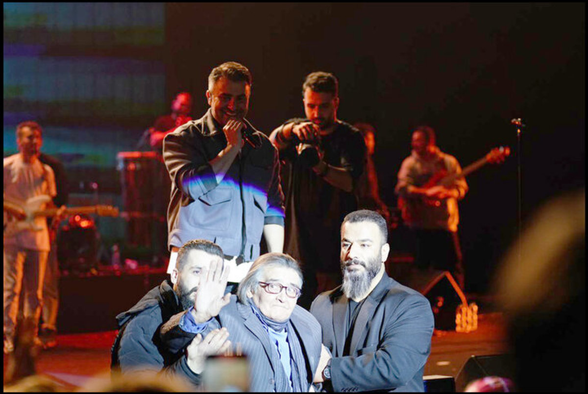 حضور رضا رویگری در کنسرت خواننده محبوب پاپ