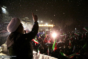 اجتماع مردمی در میدان تجریش تهران