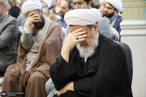 مراسم چهلمین روز درگذشت همسر آیت الله العظمی جوادی آملی‎‎