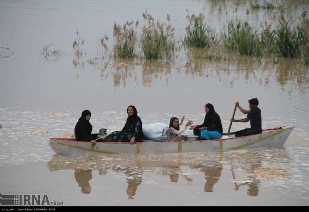 هیچکدام از مناطق سیل زده خوزستان هنوز بی خطر اعلام نشده است