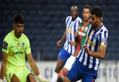 آمار فوق العاده عابدزاده مقابل پورتو/ مهار پنالتی و سیو 8 شوت
