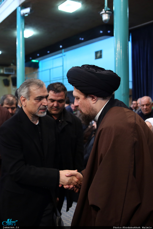 مراسم وداع با پیکر آیت الله هاشمی رفسنجانی(ره) در حسینیه جماران-10