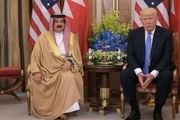 دیدار ترامپ با پادشاه بحرین در ریاض