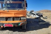 تصادف کامیون و مینی بوس در حسن آباد ۵ مصدوم بر جا گذاشت