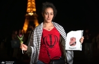 حضور آزادی خواهان و ایرانیان مقیم فرانسه برای حمایت از ایران در کنار برج ایفل  (2)