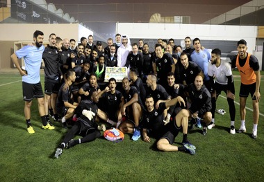 جشن سعودی‌ها برای السد پیش از دیدار با فولاد+تصاویر
