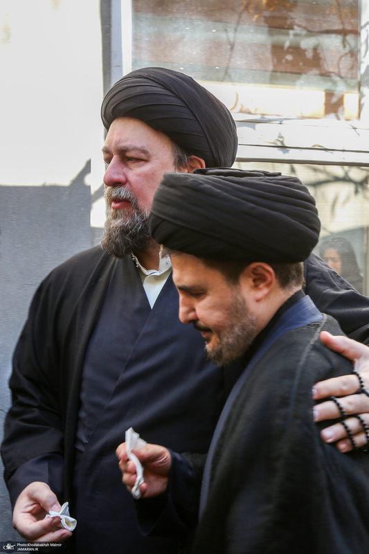 مراسم تشییع آیت الله سید مهدی امام جمارانی (ره) از حسنیه جماران