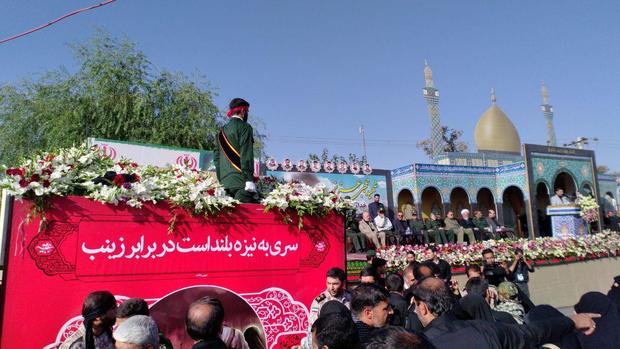 جلوه های مراسم باشکوه تشییع پیکر مطهر شهید حججی در نجف آباد