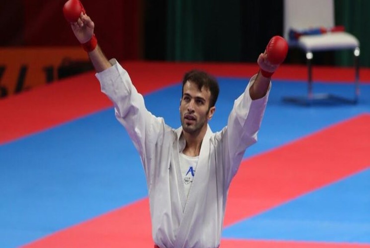 بهمن عسگری به مدال طلای لیگ جهانی کاراته وان رسید
