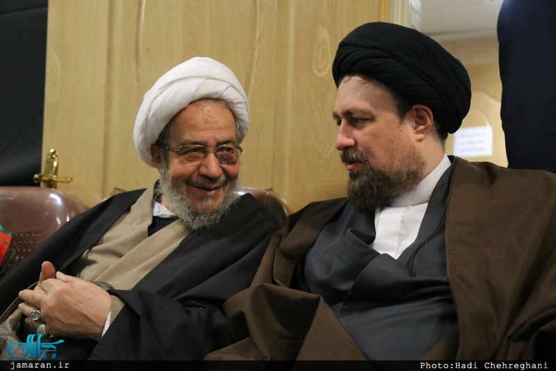 مراسم دومین سالگرد ارتحال آیت الله سید محمد باقر خوانساری(ره) با حضور سید حسن خمینی 