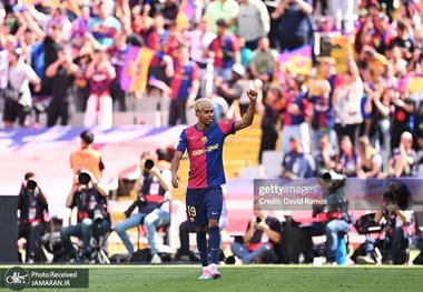 الکلاسیکو| ویدیوی گل زیبای یامال به رئال مادرید