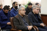 دیدارمدیران و جمعی از اعضای تحریه موسسه مطبوعاتی ایران و خبرگزاری ایرنا با سید حسن خمینی
