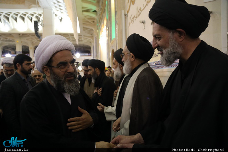 مراسم بزرگداشت حجت‌الاسلام و المسلمین سید مهدی طباطبایی(ره) در حرم مطهر حضرت معصومه(س)