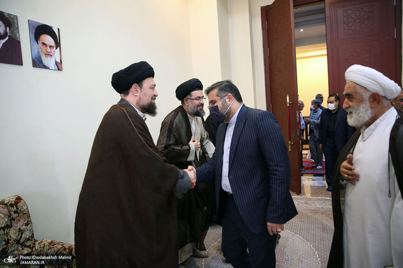 مراسم چهلمین روز ارتحال سید محمود دعایی در حرم مطهر امام خمینی