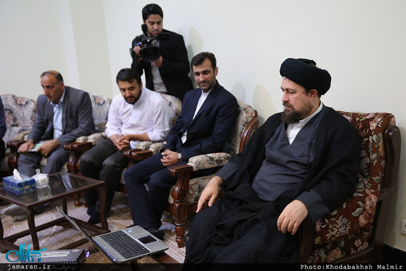 دیدار جمعی از جوانان ترکیه ای اتحادیه جهانی تقریب نهاد جوانان با سید حسن خمینی 
