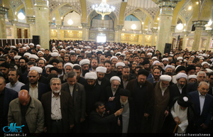 مراسم تشییع و تدفین آیت الله نصرالله شاه آبادی(ره) در قم 