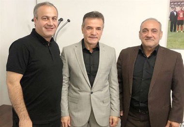  گرشاسبی با انصاری‌فرد در باشگاه پرسپولیس دیدار کرد+ عکس
