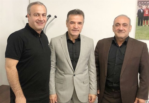  گرشاسبی با انصاری‌فرد در باشگاه پرسپولیس دیدار کرد+ عکس
