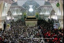 مراسم سی و هفتمین سالگرد بزرگداشت امام خمینی (س) در حرم مطهر امام + عکس و فیلم