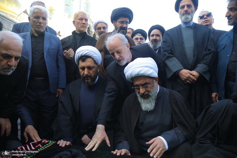 مراسم تشییع آیت الله موسوی تبریزی (ره)